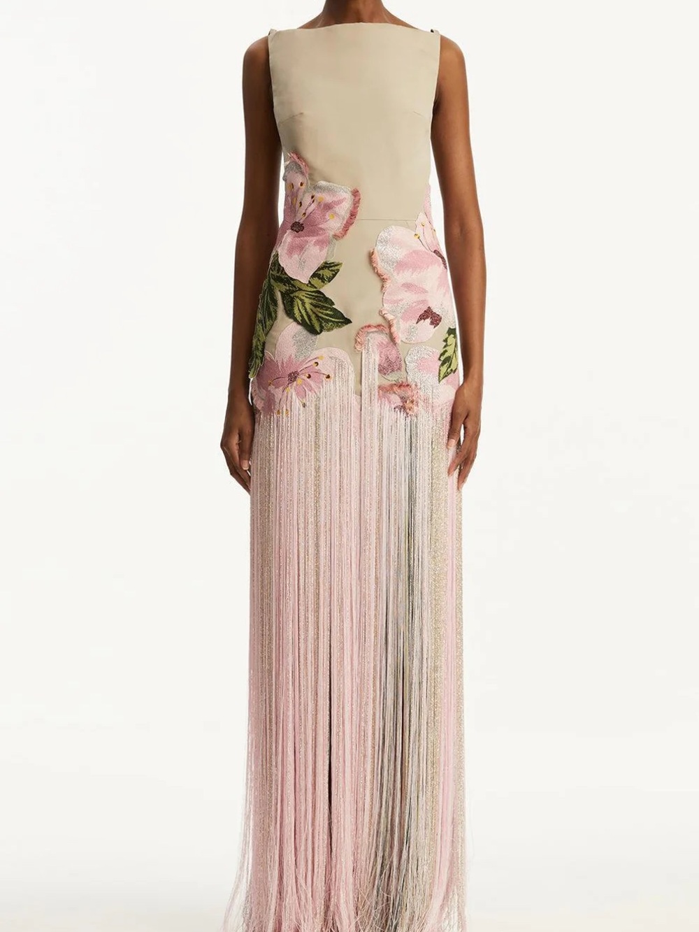 ISO - Oscar de la Renta Fringe Gown